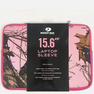 Mossy Oak Pink Camo 15.6" Laptop Sleeve
